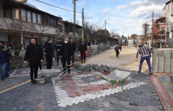Başkan Helvacıoğlu, Yayla sahilindeki çalışmaları inceledi