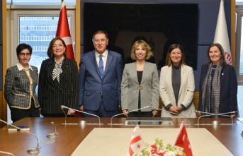 KEFEK Başkanı Aksal, Gürcistan Ombudsmanı ile görüştü