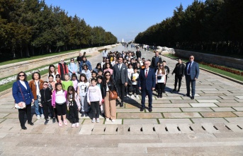 Cumhuriyet’in 100. Yılında, 100 Keşanlı öğrenciden Anıtkabir ziyareti