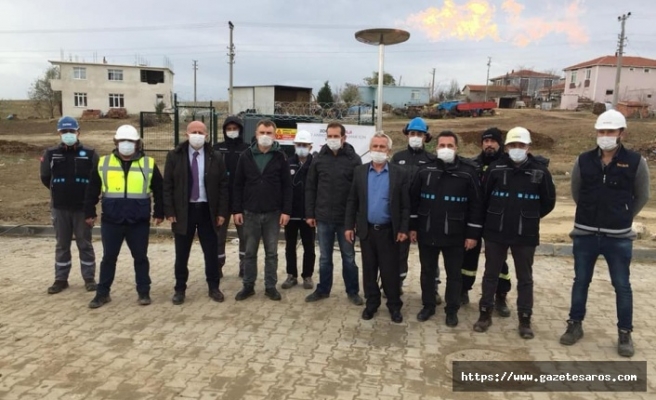 Yenikarpuzlu ve Esetçe yeni yılda doğalgaza kavuşuyor