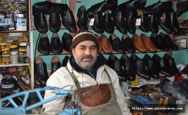 Keşan’ın 26 yıllık ayakkabıcısı, çırak yetişmemesinden şikayetçi