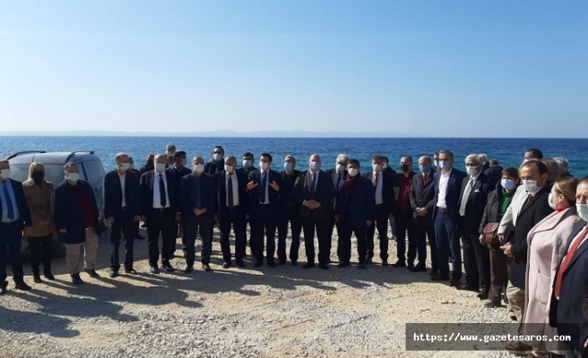 Saros Körfezi’nde hukuka rağmen inşaat devam ediyor