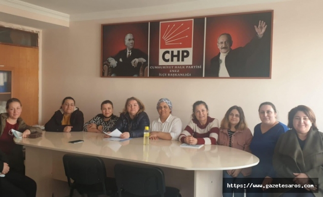 CHP Enez Kadın Kolları’ndan 8 Mart açıklaması