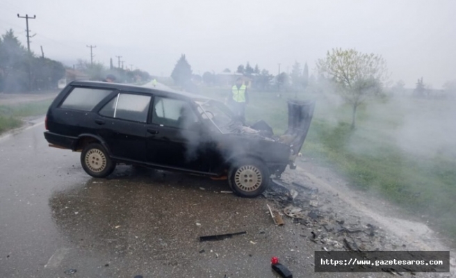 Keşan-Enez yolunda yine ölümlü trafik kazası