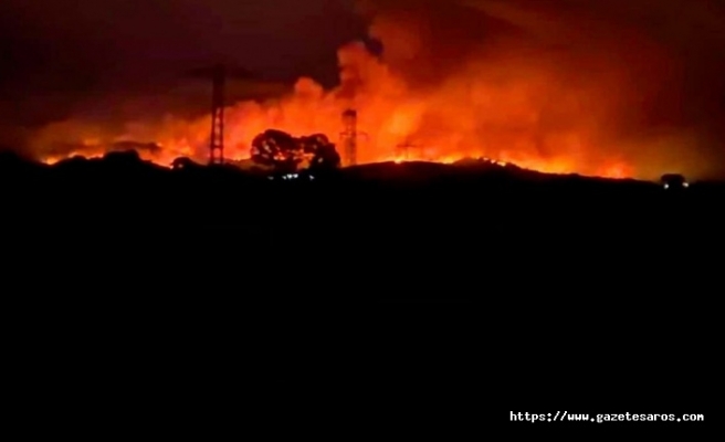 Yunanistan’daki yangın, sınır köylerine dayandı