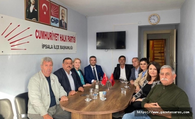Trakya’nın tek kadın belediye başkanı Özlem Becan’dan CHP İpsala’ya ziyaret