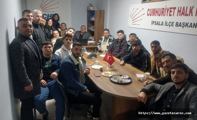 CHP Esetçe ve Gençlik Kolları'nda nöbet değişimi