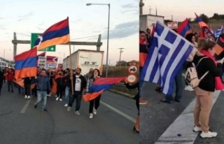 Yunan ve Ermeni protestocular, İpsala Sınır Kapısı’na...