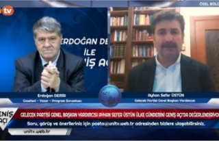 Gazeteci Demir’in konuğu Gelecek Partili Üstün...