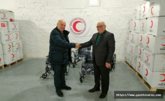 KİSEV’den Azerbaycan’a tekerlekli sandalye desteği