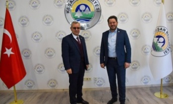 Pınarhisar Belediye Başkanı Talay’dan Helvacıoğlu’na ziyaret
